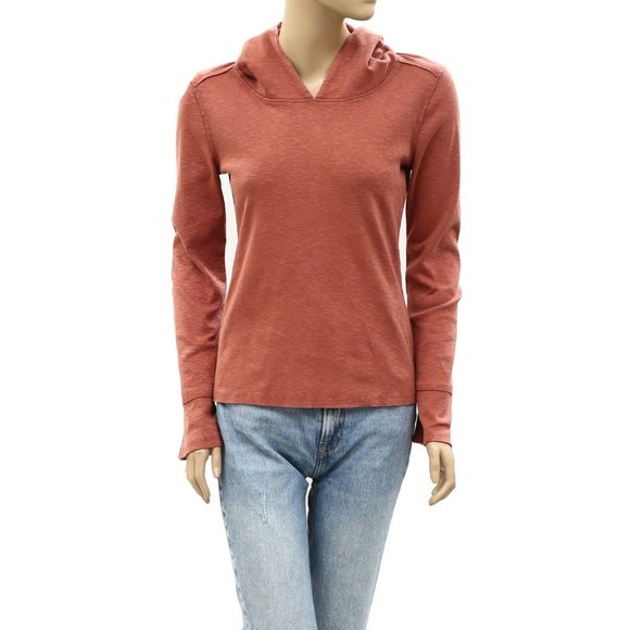 Pilcro & The Letterpress Anthropologie Cotton Long Sleeve Hoodie Top XS - Picture 3 of 8